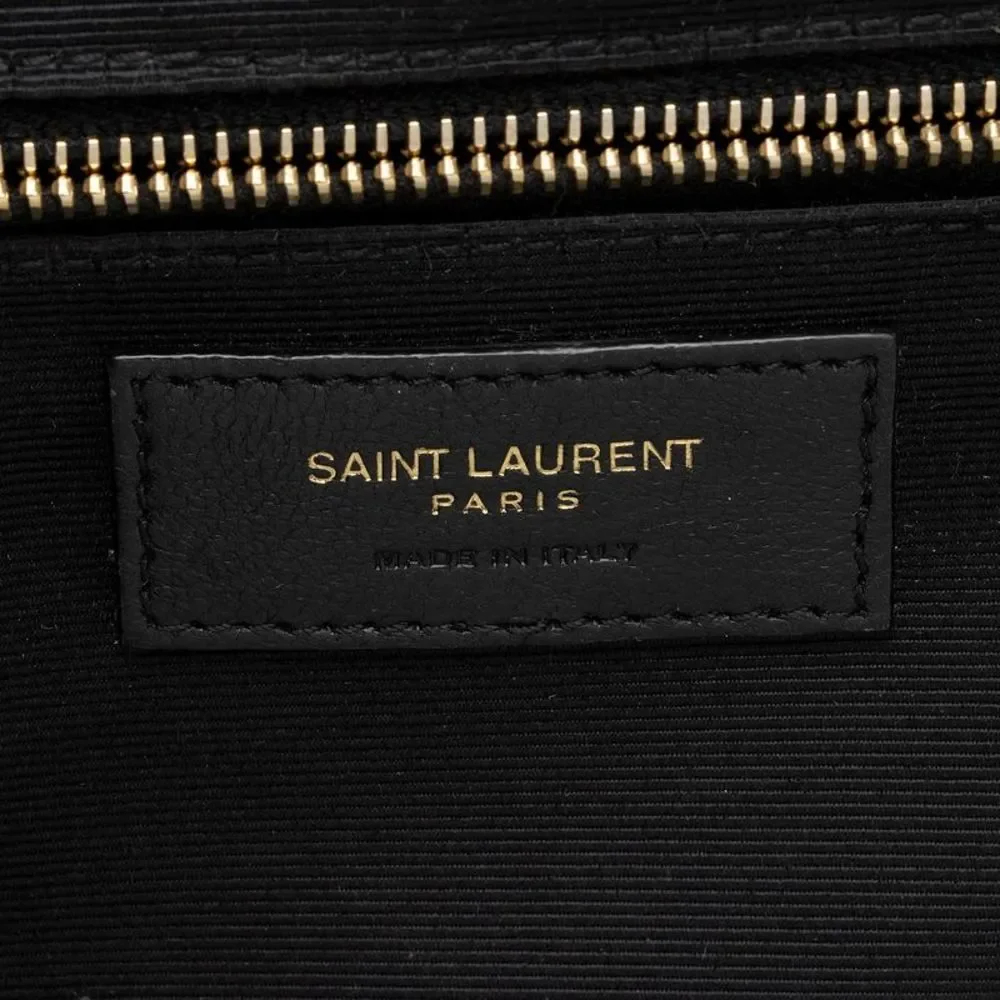Saint Laurent Mixed Matelasse Grain de Poudre Monogram Large Envelope Bag - Picture 8 of 15